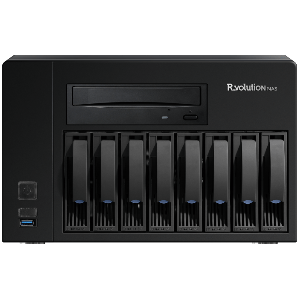 R_volution NAS storage server for a home movie collection