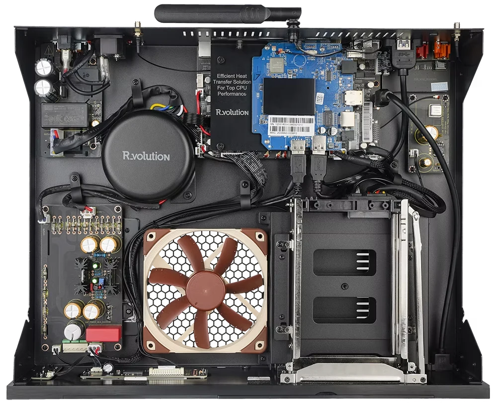 R_volution PlayerPro 8K TV internal components